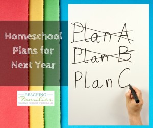 homeschool planning
