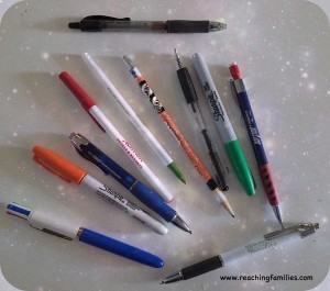 pens and pencils